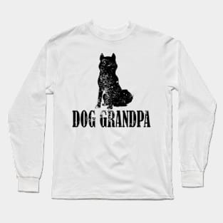 Siberian Husky Dog Grandpa Long Sleeve T-Shirt